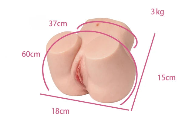 HA01 Premium Full Silicone Hip & Torso Model | Medical-Grade Silicone | Realistic Lower Body | 3KG