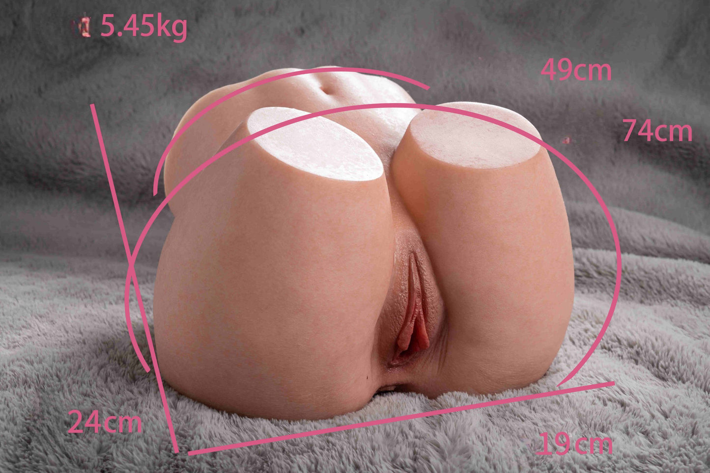 Full Silicone Heavy Hip &amp; Butt Torso – HA54 (5.45kg)